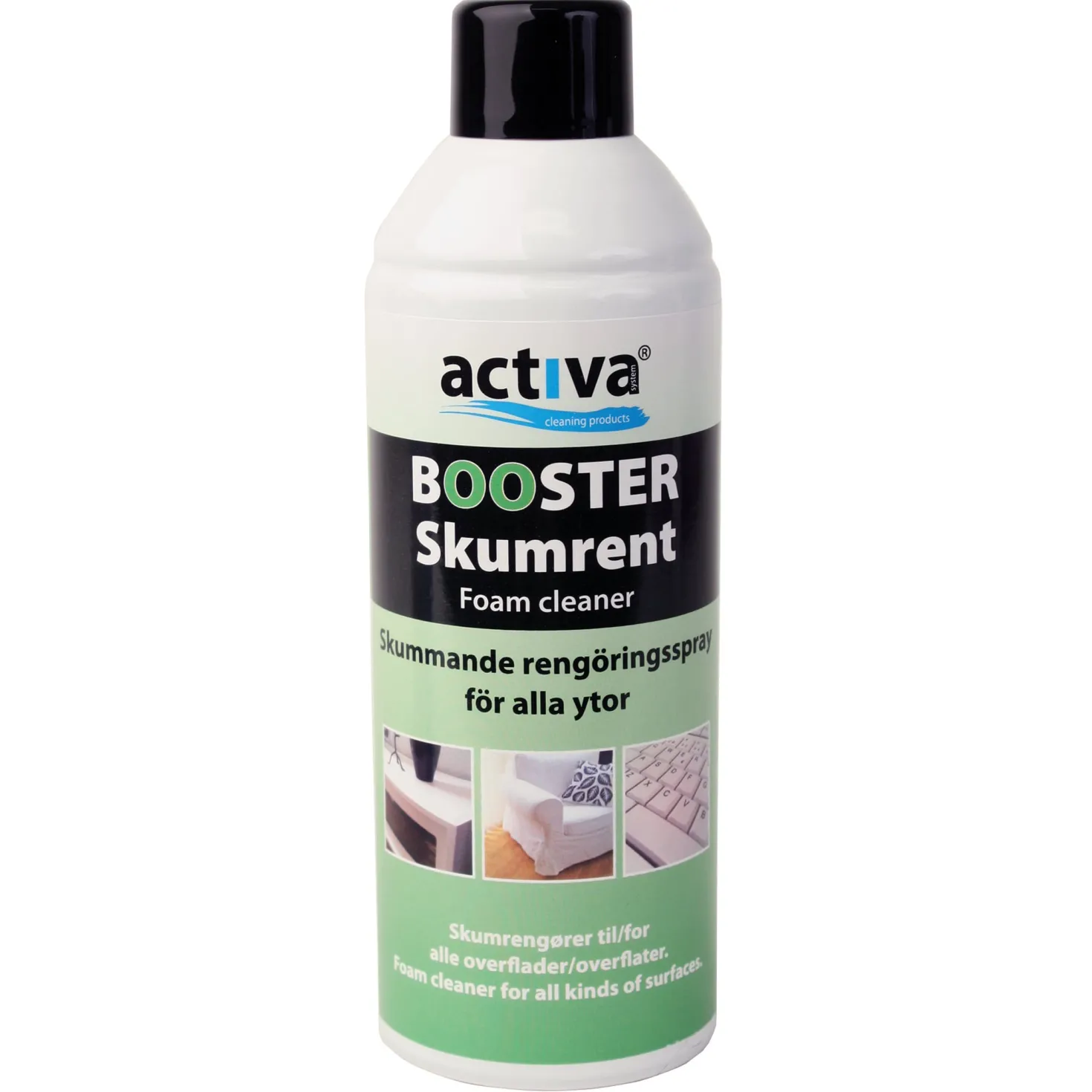 Skumrengöring Activa Booster Allrengöring, aerosol, 520 ml