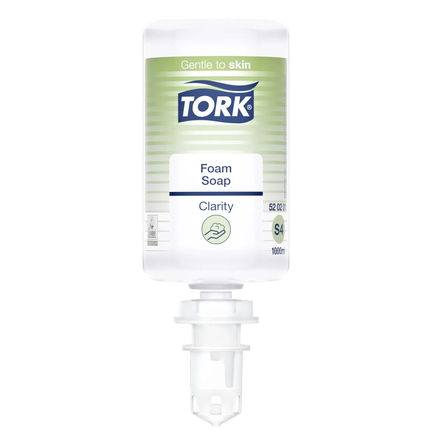 Skumtvål Tork Clarity Startpaket, parfymfri, 3x1L + S4-dispenser
