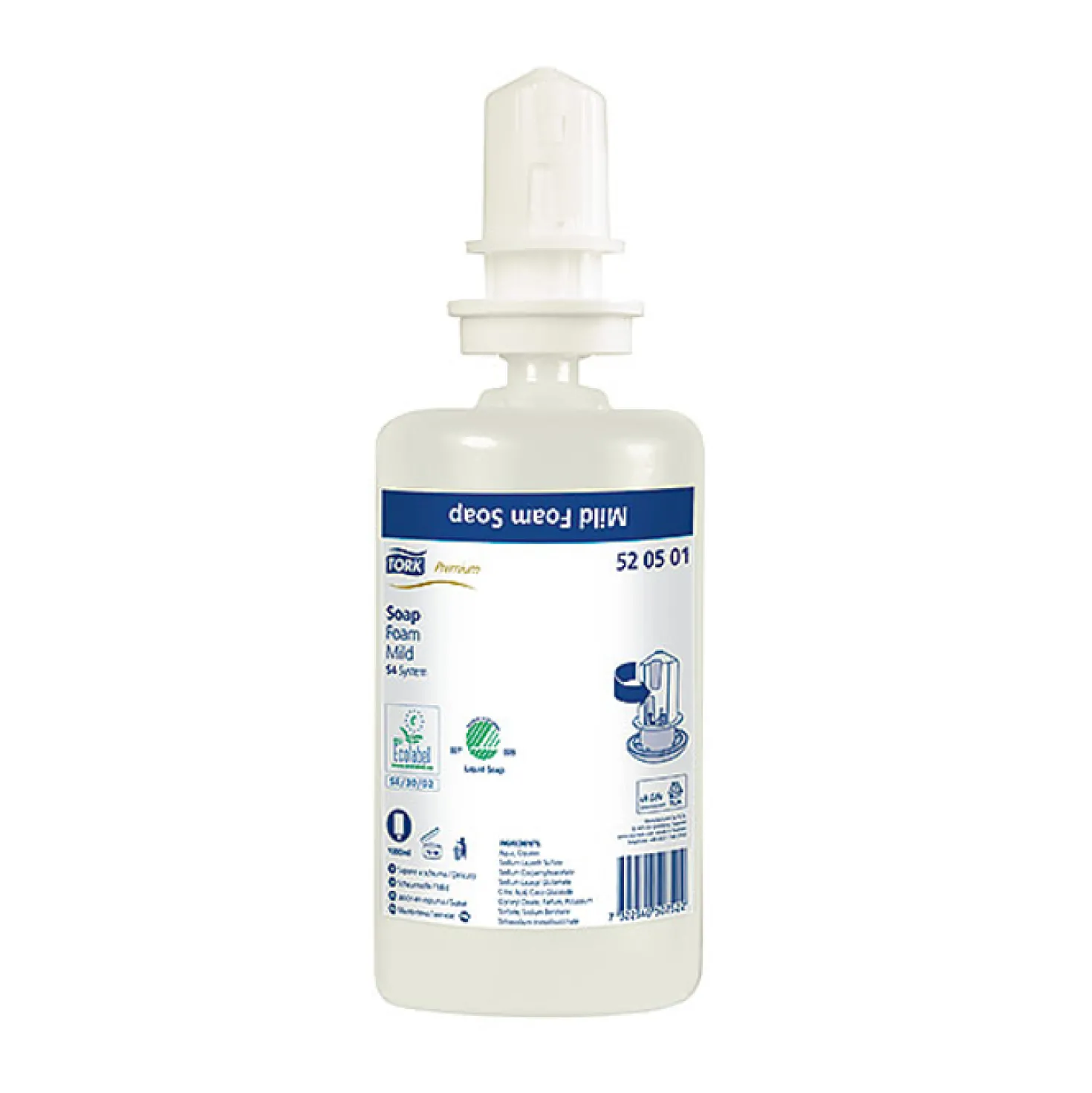 Skumtvål Tork S4 Mild, parfymerad, 1 liter