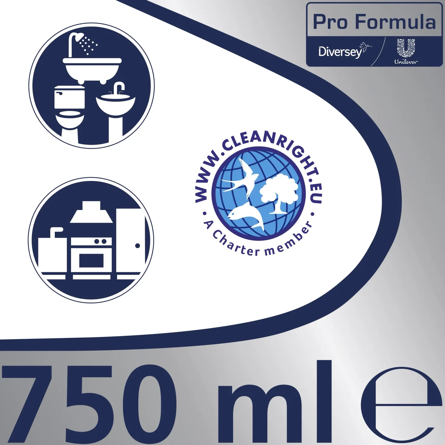 Skurcreme Cif Professional Cream Pro Formula, 750 ml