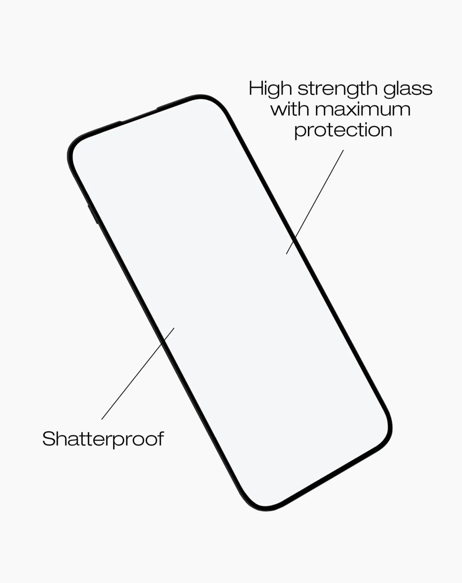 Skyddsglas IDEAL OF SWEDEN Full Coverage, iPhone 16 Pro
