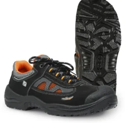 Skyddssko Jalas 3468A Light Sport, aluminiumtåhätta, svart/röd