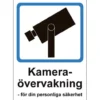 Skylt Kameraövervakning, plast, 297x210 mm