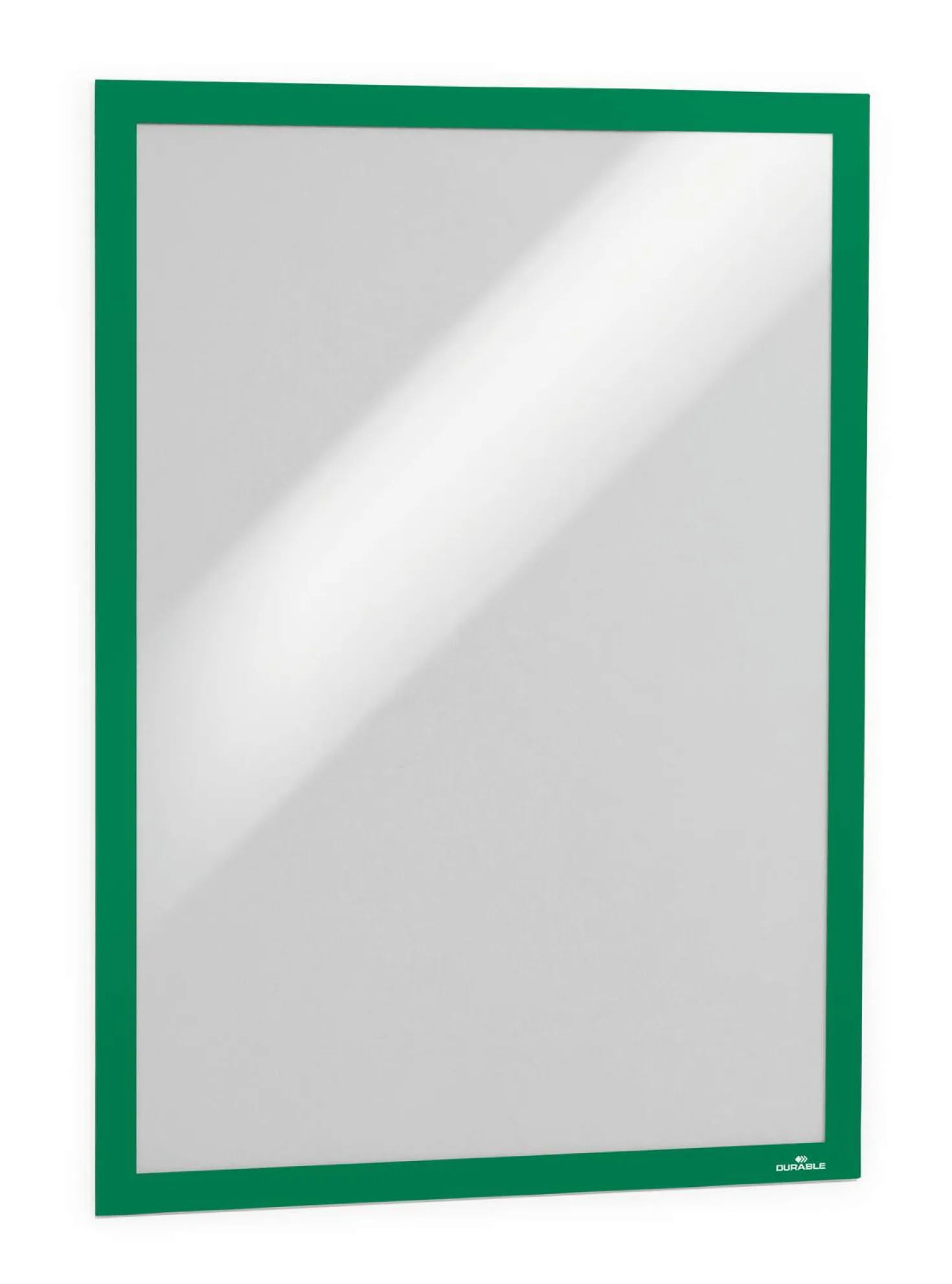 Skyltram Durable Duraframe A3, självhäftande, grön, 2 st