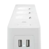 Smart grenuttag Deltaco Smart Home SH-P03USB2, 3 uttag, 2 USB-A, vit
