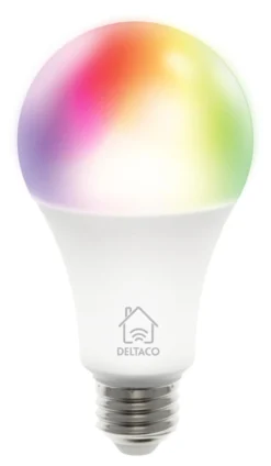 Smart Home Startkit Deltaco SH-KIT01, smart-plug, 2 RGB LED-lampor