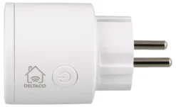 Smart Home Startkit Deltaco SH-KIT01, smart-plug, 2 RGB LED-lampor