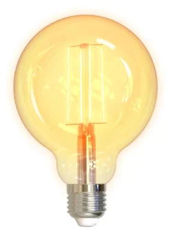Smart LED-lampa Deltaco SMART HOME Filament E27, WiFi, 470lm, dimbar