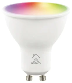 Smart LED-lampa Deltaco Smart Home GU10 RGB, 5W, WiFi