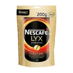 Snabbkaffe Nescafé Lyx Mörkrostat, 200 g