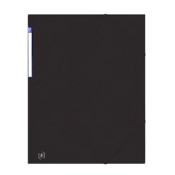 Snoddmapp Elba Oxford Top File+ A3, 3-klaff, svart