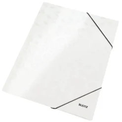 Snoddmapp Leitz Wow 3-klaff A4, pärlvit