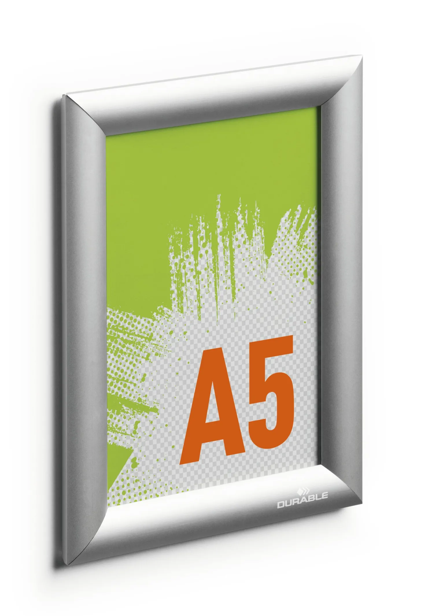 Snäppram Durable Aluminium A5, silver, 25 mm profil