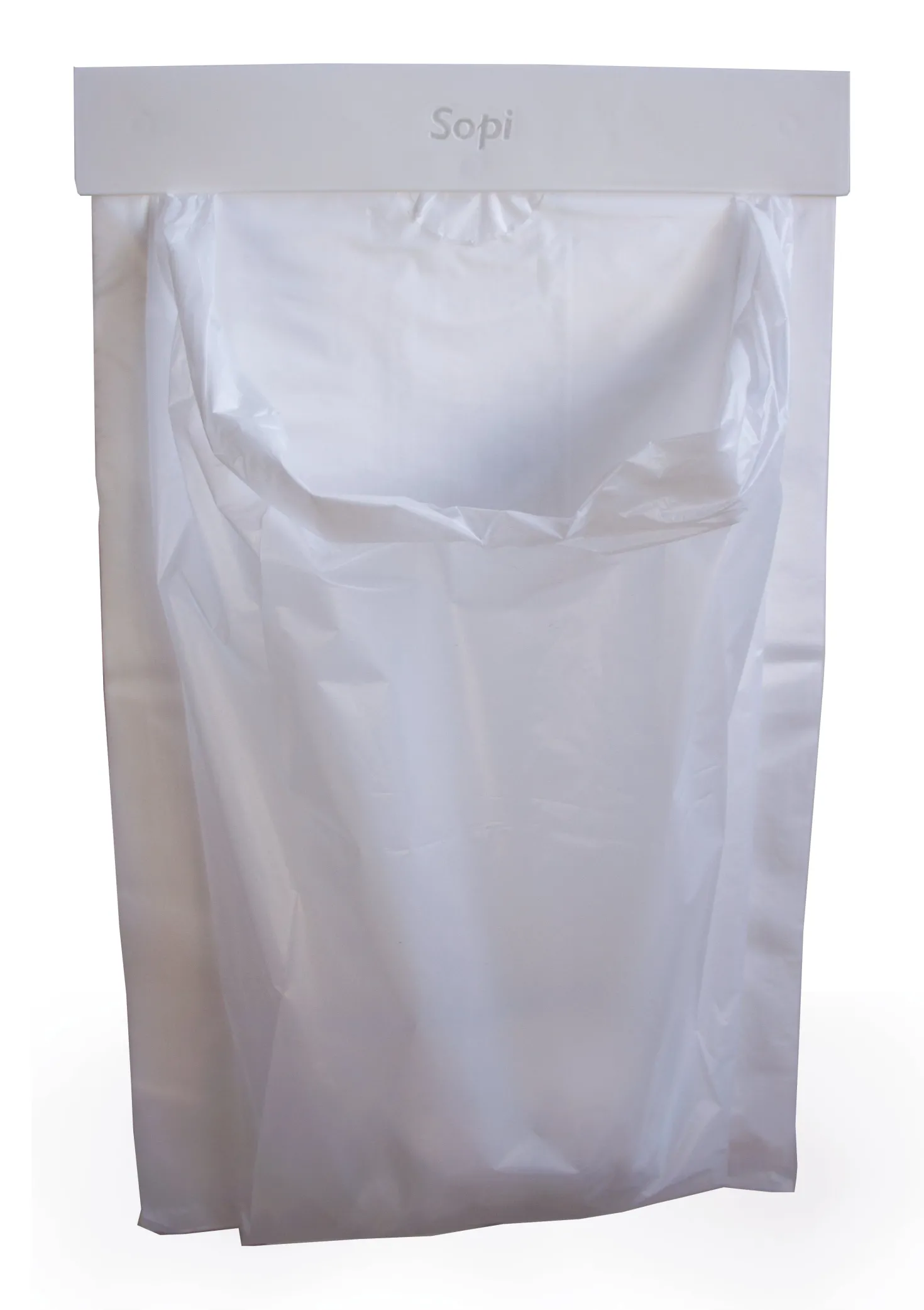 Soppåsar Sopi Blockade, vit, HD-polyeten, 50 st