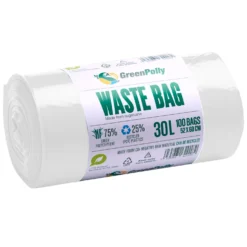 Sopsäck BioBag GreenPolly, grön, 30L
