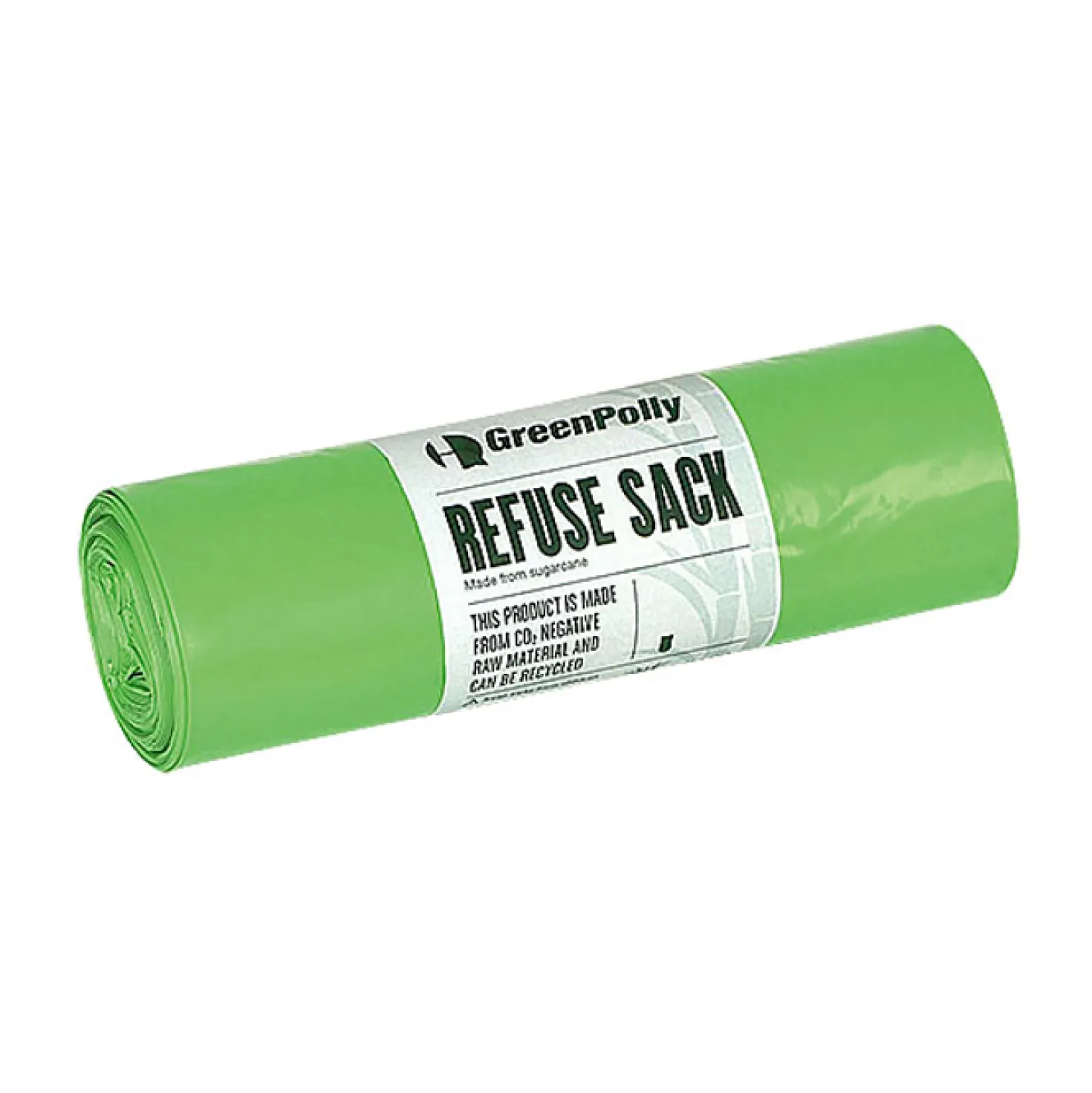 Sopsäck BioBag GreenPolly, grön, 30L