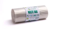 Sopsäck BioBag GreenPolly Transparent, 240L, 45 mikron