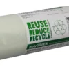 Sopsäck polyGREEN Biobaserad 125L, transparent per rulle