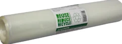 Sopsäck polyGREEN Biobaserad 125L, transparent per rulle