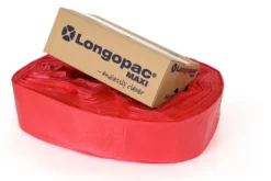 Sopsäcksslang Longopac Maxi, röd, 110 meter