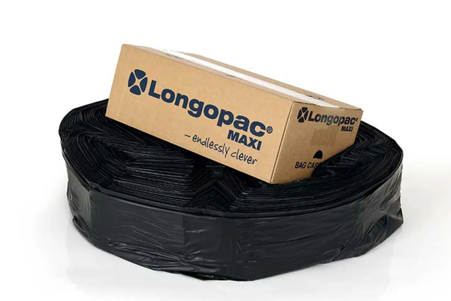 Sopsäcksslang Longopac Maxi, svart, 110 m