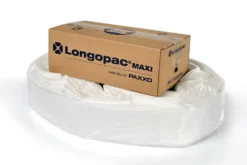 Sopsäcksslang Longopac Maxi, återvunnen LDPE, transparent