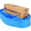 Sopsäcksslang Longopac Midi, blå, 85 meter, 3-skikts polyeten