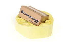 Sopsäcksslang Longopac Mini, gul, 60 m