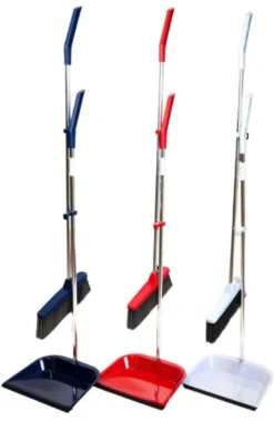 Sopset Nordex Sorterade Färger, metallskyffel, gummilist