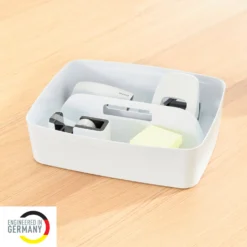 Sorteringsfack Leitz MyBox Medium, vit, livsmedelsgodkänd