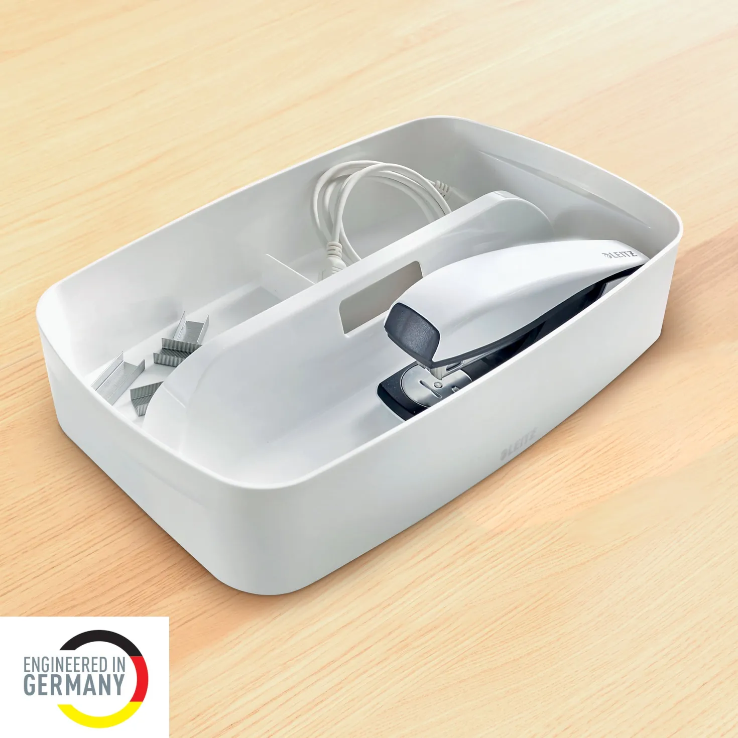 Sorteringsfack Leitz MyBox Small, vit, ABS-plast