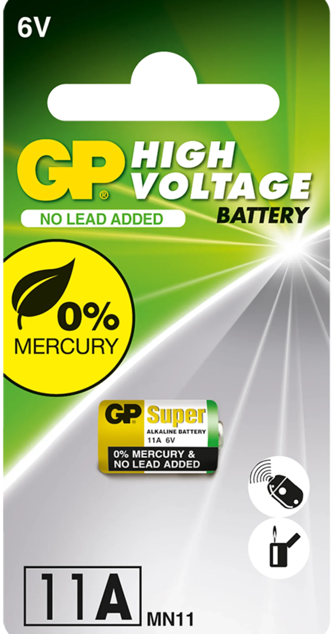 Specialbatteri 11A Alkaliskt, 6V