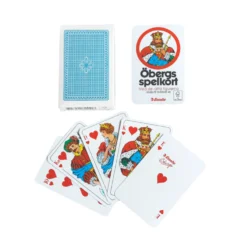 Spelkort Öbergs Poker Blå, bridge-storlek, 52 kort plus jokrar
