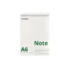 Spiralblock BNT Office A6 Linjerat, 60g, toppspiral