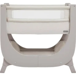 Spjälsäng SHNUGGLE Bedside Crib Air, ljusbrun, 7 höjdlägen