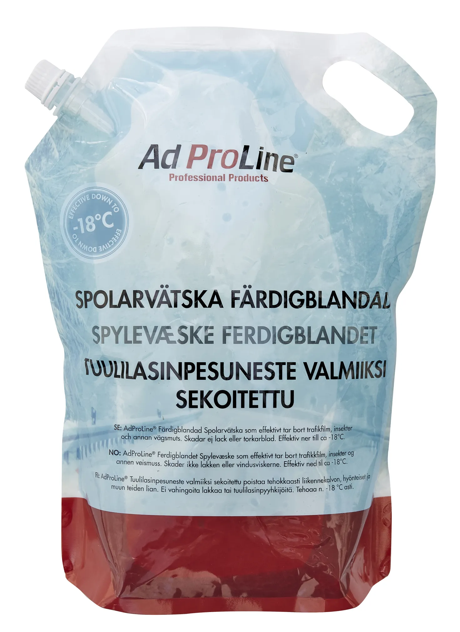 Spolarvätska Adproline Färdigblandad, -18°C, 3L