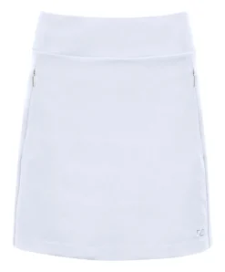 Sportkjol Cutter & Buck Suncadia med innershorts, vit, UV-skydd 50+