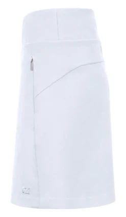 Sportkjol Cutter & Buck Suncadia med innershorts, vit, UV-skydd 50+
