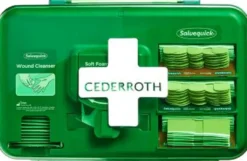 Sårvårdsdispenser Cederroth, latexfri, med plåster och bandage