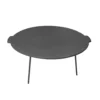 Stekpanna MUSTANG Cast Iron Med Fötter, gjutjärn, 45 cm