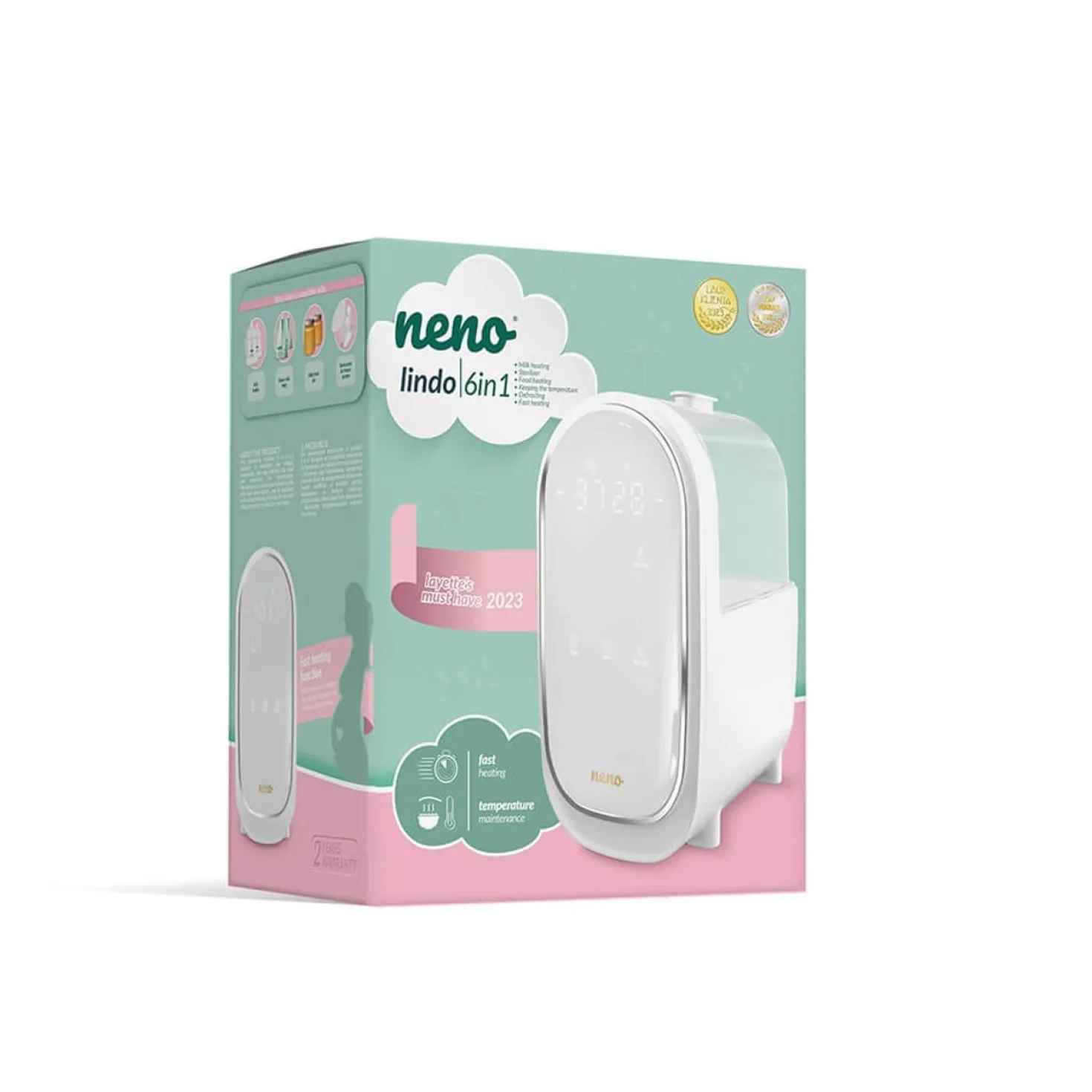 Sterilisator NENO Lindo 6-i-1, 200W, 2 flaskor