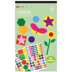 Stickers Playbox Scrapbook, blandade färger och former