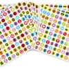 Stickers till pärlor Playbox, bokstäver, siffror, symboler, flerfärgade