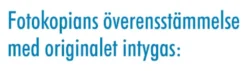 Stämpel Colop Fotokopians överens, självfärgande, blå