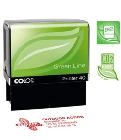 Stämpel Colop Green Line 40, självfärgande, 59x23mm, svart