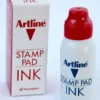 Stämpelfärg Artline ESA-2N, röd, 50 ml