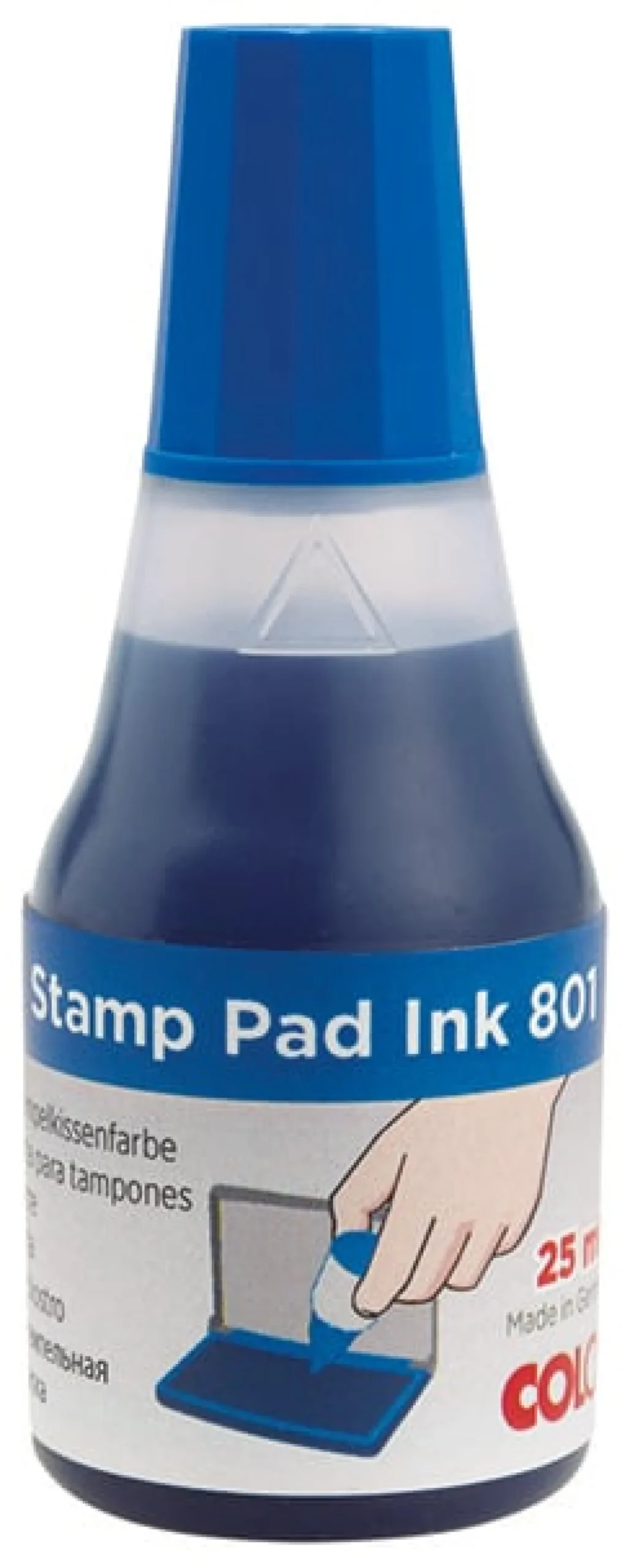 Stämpelfärg Colop Kvalitet K, blå, 25 ml