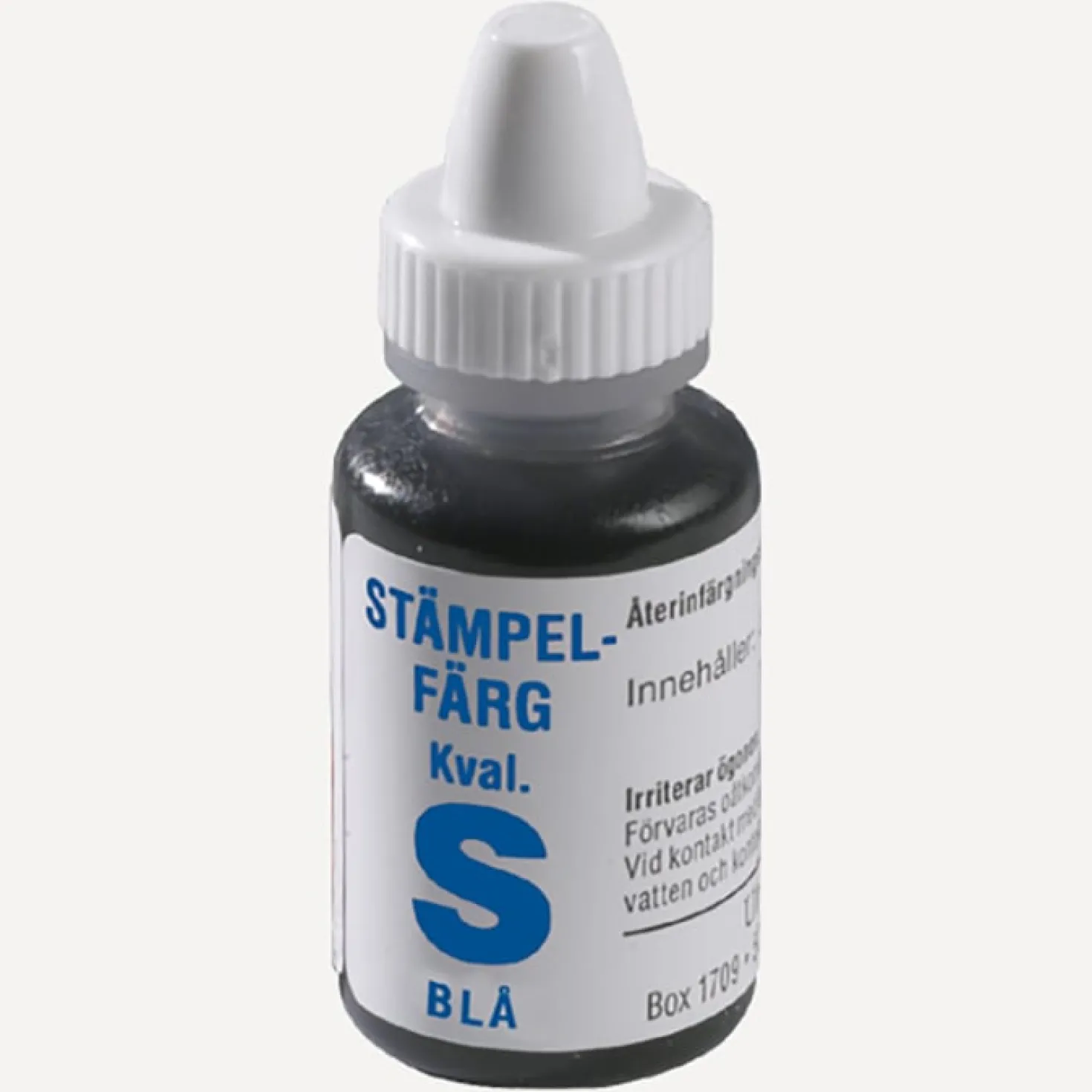 Stämpelfärg Unistamp Kvalitet S, blå, 10 ml