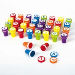 Stämpelset Playbox Bokstäver och Siffror