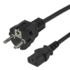 Strömkabel Deltaco CEE 7/7-C13 1,5m svart